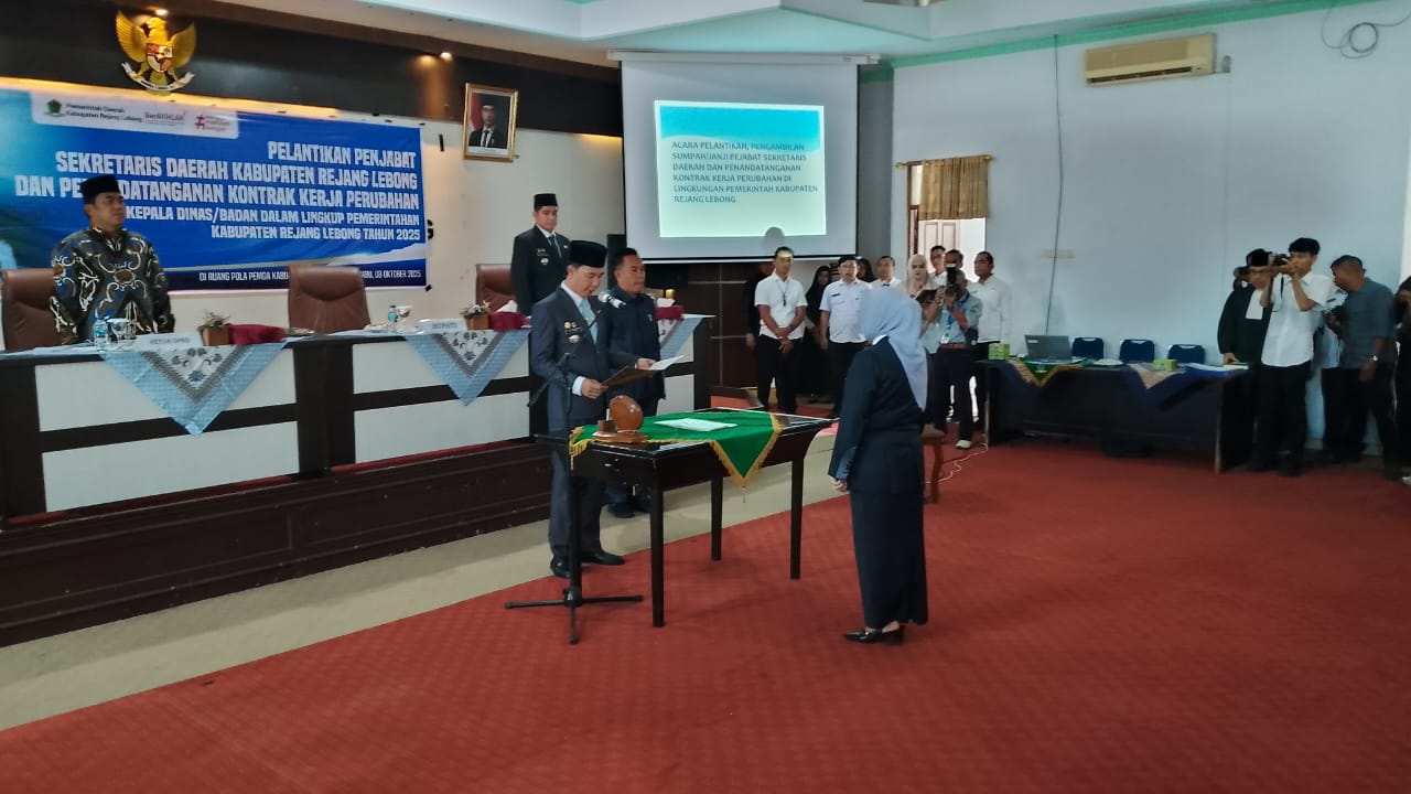 Pj Sekda Rejang Lebong